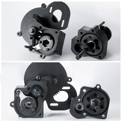 RC Crawler 2-Speed Metal Gearbox with Dig Function 1/10 Scale Compatible with Axial SCX10
