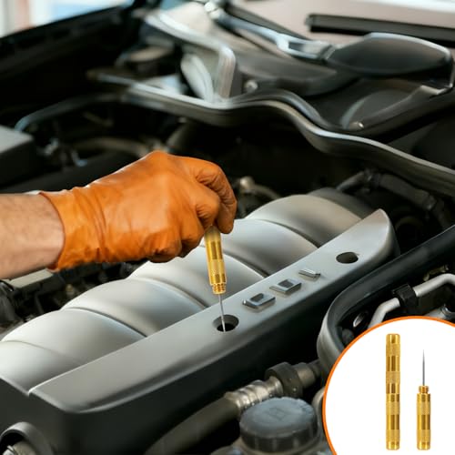 Carburetor Cleaning Kit, Double-Ended Brushes for Small Engines | 13 Wires, 10 Needles, 5 Nylon Brushes, 3 Double-Ended Brushes, Scraper & 4 Hooks; for Chainsaws, Lawn Mowers & Welders
