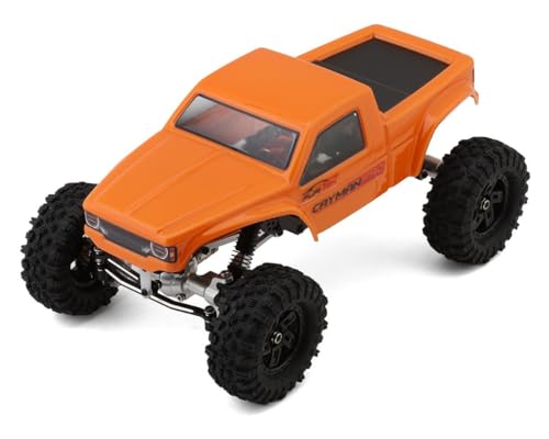 furitek Cayman PRO V2 4X4 Off Road 1/18 Premium RC Crawler RTR with ESC & BRUSHLESS Motor - Remote Control CAR, RC Rock Crawlers Toys for Adults (HELIDIRECT) (Orange - FUR-2519)