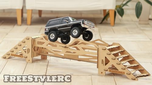FreeStyleRC FS-003,Beams＆Stairs Obstacle,1/18 1/24 RC Crawler,Wooden kit that Requires Assembly