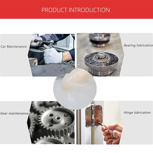 3D Printer Gear Grease – Reduces Noise & Enhances Performance for Creality Ender-3 S1/CR-10, Ender 3, Prusa MK4, Linear Rail Kits, CNC Machines, Electric Motors & Keyboards (3)