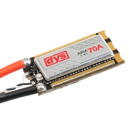 DYS Brushless ESC 70A BLHeli_32bit 3-6S Dshot1200 Built-in Current Meter Sensor for RC Drone Quadcopter (Arai 70A)