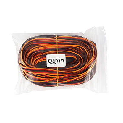 50 feet 22AWG Servo Extension Cable Wire Extended Wiring 60 Cores Cord Lead for RC Helicopter Drone Cars DIY Accessories