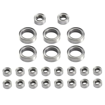 Bearing Kit for FMS for FCX24 24Pcs Steel Ball Bearing Set 1/24 RC Crawler Car Upgrade Parts Spare Accessories Replacement