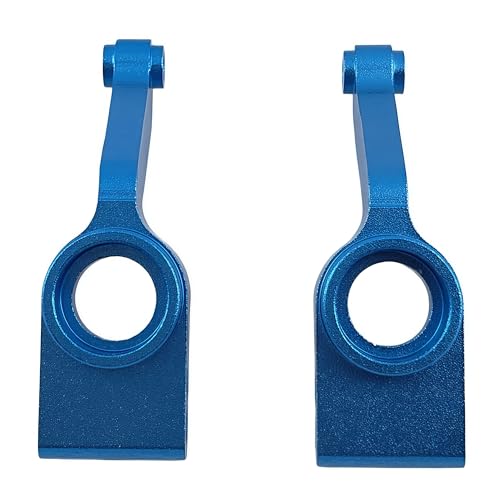 Aluminum Rear Axle Carriers for Slash Stampede Rustler 4X4 4WD (Blue) | 1/10,Rear Knuckles,Stub Axle Hubs,1952,CNC Machined,Heavy Duty,High Strength,Precision Fit,Wear Resistant,RC Upgrade - color: Blue