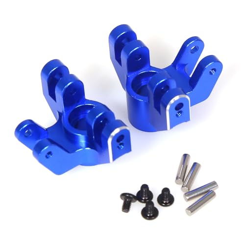 Aluminum Front Steering Cup RC Upgraded Parts for LOSI 1/18 Mini LMT 4X4 Brushed Monster Truck RTR-LOS01026 RC Car, Blue - color: Blue Front Steering Cup
