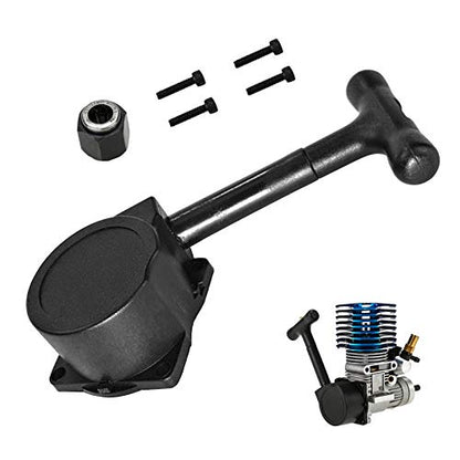 RC Nitro Car Pull Starter R020 Recoil Starts w/ 12mm R025 One Way Bearings for 1/10 VX 16 18 SH 21 Engines