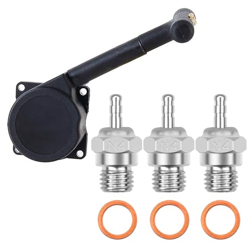 RC Pull Starter R020 & RC Glow Plug #4 N4 Medium Hot Spark Nitro Engine Parts 70117
