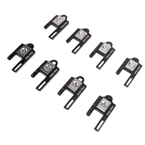 Keenso RC Crawler Body Mounts, 8Pcs Adjustable Magnet Post Kit, Lightweight for 1/8 1/10 RC Cars