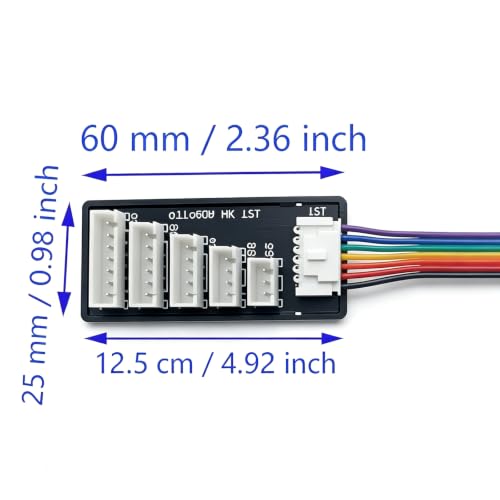 2 PCS JST-XH Balance Board 2-6S Lipo Battery Charger Extend Expansion Board Adapter for RC Vehicles Charging