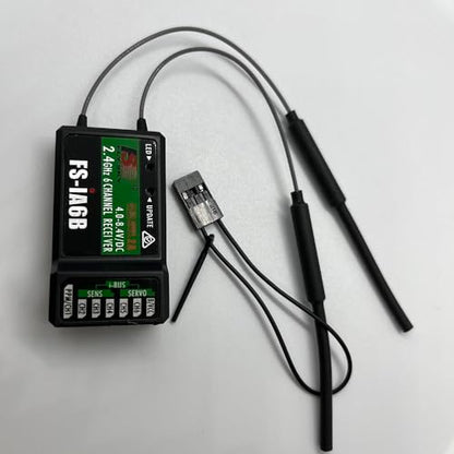Flysky FS-iA6B 2.4Ghz 6 Channel Long Range Dual Pass PPM PWM Output and Telemetry with ibus Receiver for RC Car Boat