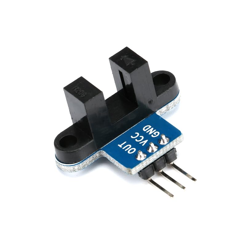 10PCS IR Infrared Sensor Module Slotted Optical Optocoupler Speed Measuring Sensor Module Photo Interrupter Sensor Motor Speed Detection Robot for Arduino