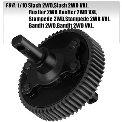 RC 48P&83T Upgrades Parts Spur Gear&Slipper Clutch&Transmission Gear&Slipper Rebuild Kit for 1/10 Slash/Rustler/Stampede/Bandit 2WD(VXL),Pressure Plate Hops up,Navy Blue - color: Navy Blue(48P&83T)