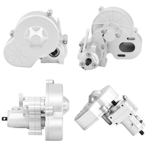 Metal Complete Transmission Gearbox with Dig Gear for 1:10 Axial SCX10 AX10 Wraith RC Crawler