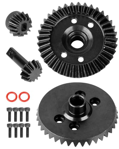 13-37T Gearbox Gears Diff Upgrades Part for 1/10 Slash 4×4 Stampede 4×4 VXL Hoss 4×4 VXL Revo Rustler 4×4 Slayer 4×4 Slayer Pro 4×4 Stampede 4×4 Summit T-Maxx XO-1 RC Car,Diff Gear Assembly