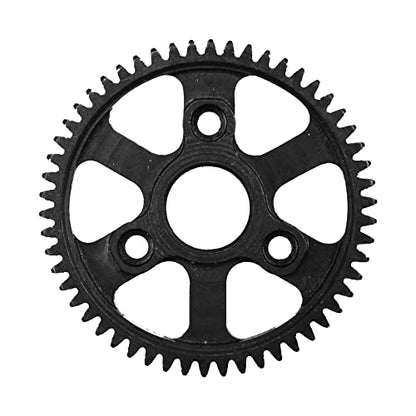 Steel Spur Gear M0.8 32P Main Gear Compatible with Traxxas 1/10 Slash Stampede Rsutler 4X4 RC Car Upgrade Part (52T) - color: 53t