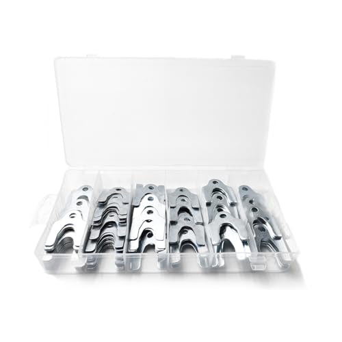 YoRise 144PCS Universal Auto Alignment Body Shim Assortment Kit, 1/16" 1/64" 1/32" 1/8" Metal Car Spacers for Camber Alignment or Adjusting Body Parts (Silver)
