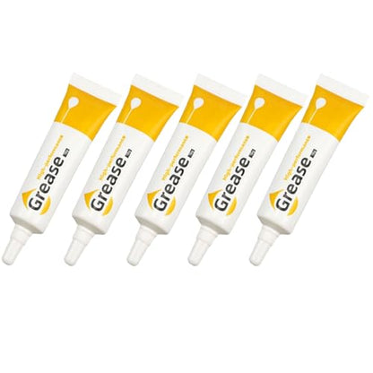 5-Pack 3D Printer Parts Lubricant Optical Axis Grease Gear Grease | Guide Grease, For Bambu Lab X1 X1C P1P P1S A1 Mini, Kobra 2 Series, Neptune 4, Ender 3 V3 KE/Ender 3 V3/CR10-SE