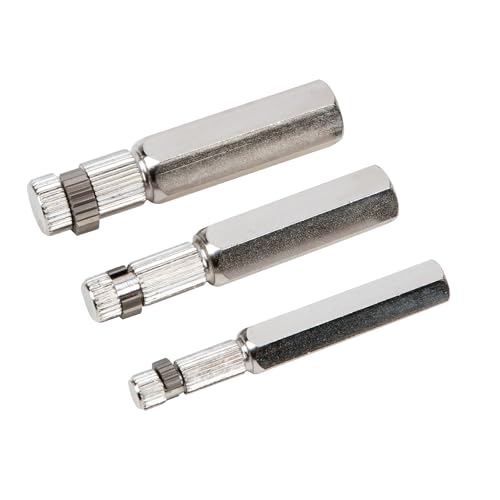 Performance Tool W83204 3 Piece Set, Hardened Steel Construction, Broken Pipe Extractor, Government-Compliant, 3/8-inch, ½-inch, and ¾-inch Pipe Capacities - style: Internal Pipe Extractor (3pc)