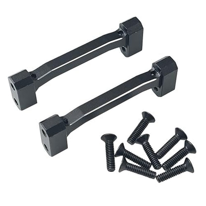 Upper Cross Brace Set for Losi 1/18 Mini LMT 4X4 Brushed Truck (Black) | Aluminum,Monster Truck,Upgrade Parts,RTR-LOS01026,LOS211047 Compatible,RC Car,CNC Machined,High Strength,Precision Fit - color: Black