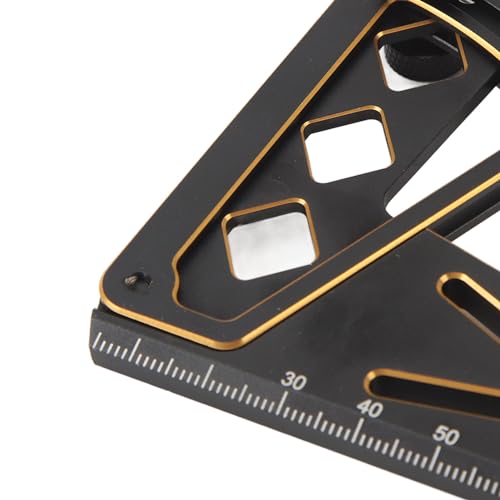 flexman RC Car Wheel Rim Camber Gauge Ruler, Universal RC Car Inclined Ruler, Ride Height Gauge, Camber Multi Angle Measuring Tool for Measure RC Car