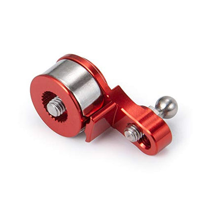 2PCS Alloy 25T Steering Servo Arm Horn, Red | Upgrade Parts, For 1/10 RC Tra-xxas TRX-4, Crawler Car - color: Red