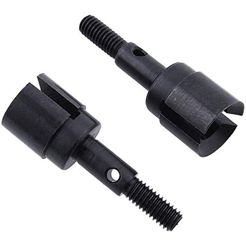 BAIJAC 08029 Dogbones 89.5mm & Stub Wheel Axle 02033 Drive Shaft for 1/10 Redcat HSP Exceed RC Car Truck Replacement (Color : Black)