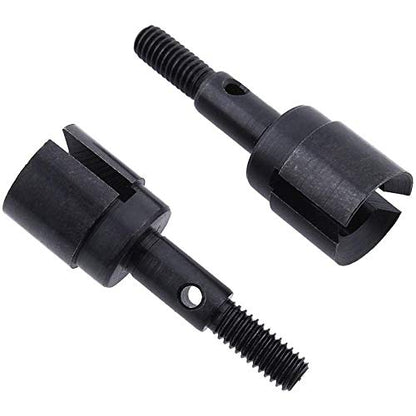 BAIJAC 08029 Dogbones 89.5mm & Stub Wheel Axle 02033 Drive Shaft for 1/10 Redcat HSP Exceed RC Car Truck Replacement (Color : Black)