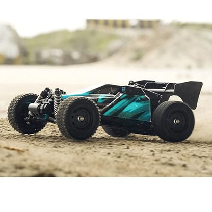 TOUCAN RC HOBBY 16202Pro 1/16 RWD Remote Control Off Road Vehicle 35A ESC Splash Proof 17G Servo Electric Muti-Terrain RC Model Car LED Light for Adult - color: Blue