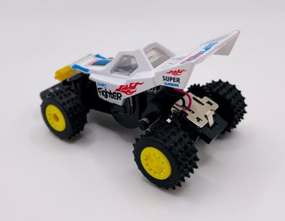 Mini RC Buggy Off-Road 1:64 Scale Upgraded 2.4G 5-Channel 7CM RC Radio Wireless Remote Control Car Coke Can Micro Racing Pocket Portable Truck for Multi-Users (White) - color: White-buggy