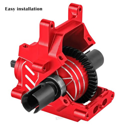 RC 43T/10T Front&Rear Diff Gear Differential Upgrades Part for 1/8 Kraton,Outcast,Notorious,Talion 6s BLX/EXB,1/7 Big Rock,Fireteam,Mojave 6s BLX,Red - color: Red-(upgrades）