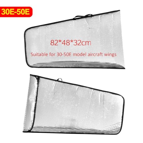 Bubble Protection Wings Bag for for 30-50E/70E /30CC/ 50CC /100CC RC Fixed-Wing Airplane, Can Accommodate 2 Wings &1 Carbon Tube (30E-50E) - color: 30e-50e