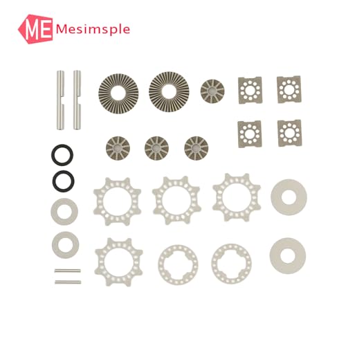 Steel Limited Slip Active Diff Plates EXB Differential Gear Set ARA310984 ARA310985 for Arrma 1/8 Kraton Outcast Notorious Talion Typhon 6S EXB Series RC Car Upgrade Parts