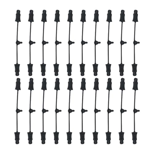 Yiju 20 Pieces RC Car Retainer Strips RC Rubber Retainer Pull Tabs Attachments RC Car Accessories Body Clip Retainer Utility Small Size Elastic Rubber, 20 Pieces - color: 20 Pieces