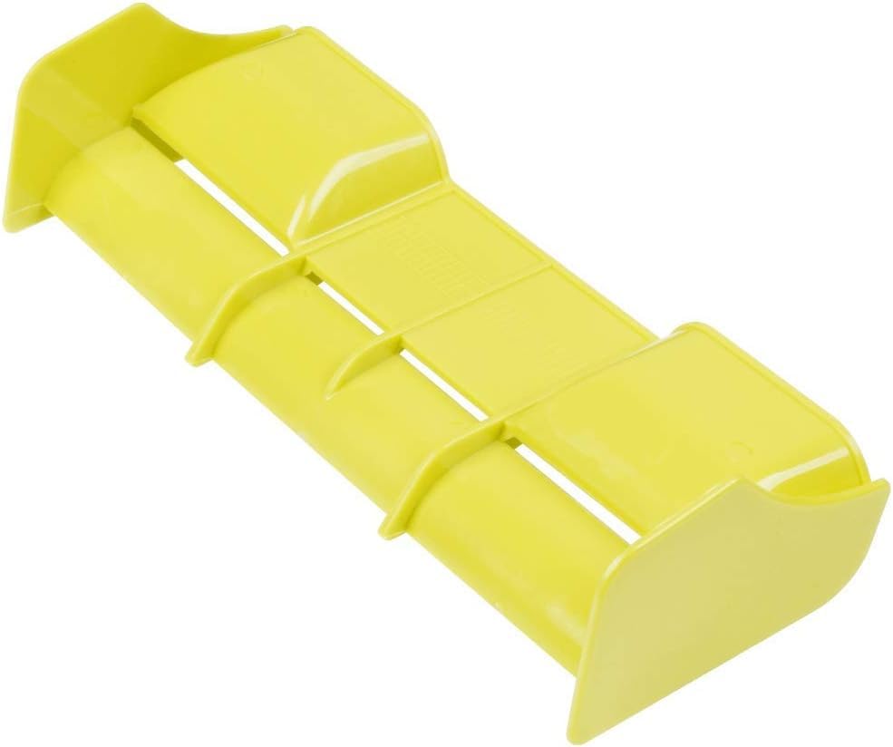 1/8 RC Car Rear Spoiler Tail Wing for 1:8 Scale RC Off Road Truck Buggy Racing Car (Yellow) - color: Yellow