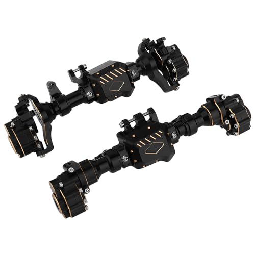 TRX4 Heavy Duty Brass+ Aluminum Portal Front Rear Axle Housing for 1/10 RC Crawler TRX-4 Defender Bronco G500 Chevrolet Metal Counterweight Upgrade Parts