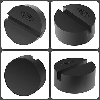 DEDC Floor Jack Pad Universal Jack Stand Rubber Pinch Protector Car Adapter 1 Pack, Oil Change Mush Haves, Change Tire Repair Tires Oil Must Have, for Car SUV Truck Pickup Sedan MPV Wagon
