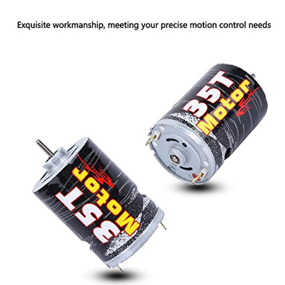 540 Brushed Motor Spare Part Accessory for 1/10 RC Car Boat Model, High - Purity Copper Windings with Super Large Bearing, Precisely Balanced Rotor for Stable Performance (M540-35T) - size: M540-35T