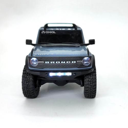 RC Car LED Roof Light Bar for Axial SCX30 1/30 Ford Bronco (Bronco Bumper Light) - color: Bronco Bumper Light