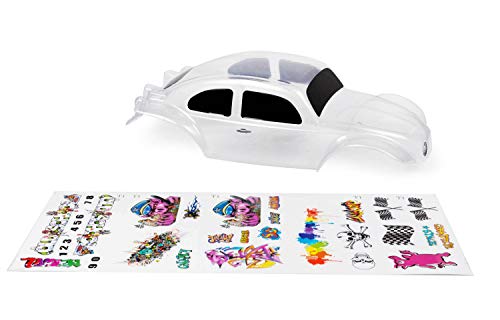 SummitLink Replacement Custom Body Clear Unpainted with Stickers Compatible for 1/10 Scale RC Car or Truck (Truck not Included) SSB-C-01