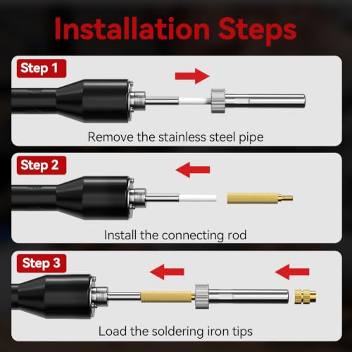 Threaded Inserts Set 350pcs M2-M8 and 9 Repair Tips Digital Soldering Iron | YUWEIC Heat Set Insert 350pcs M2-M8,9 Repair Tips,60w Digital Soldering Iron, 2 Polishing Strip, Tweezers, for 3D Printer - size: M2-M8+350Pcs Heat Inserts