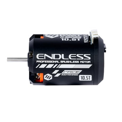 KWTRC Endless Brushless Motor, High-Torque & High-Efficiency RC Motor, Heat-Resistant, Lightweight Design, Compatible with 1/10 On-Road/Off-Road RC Race Cars (10.5T) - style: 10.5T