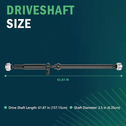 976-986 Rear Drive Shaft Assembly Axle Driveshaft | Compatible with Chrysler 300 Dodge Charger 2015-2019; Replace OE 68261528AD, 68212031AB, 68212031AC, 68212031AD, 68261528AA - color: Rear Drive Shaft, size: 976-986, 68212031AB