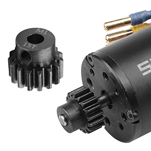 AIMROCK 5-Pack Mod 1 RC Motor Pinion Gears Set: Upgrade Parts for 1/8 RC Car 5mm Shaft Motor (15T 16T 17T 18T 19T) - size: 15T 16T 17T 18T 19T