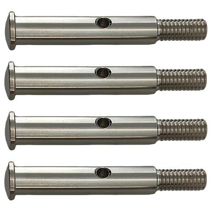 Hardened Steel Front Axles for Slash 2WD Rustler VXL Stampede RC Cars | 1/10 Scale,Upgrade Parts,3637 Compatible,High Strength,Wear Resistant,Precision Fit,Heavy Duty,CNC Machined