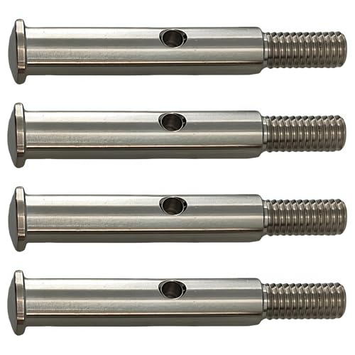 Hardened Steel Front Axles for Slash 2WD Rustler VXL Stampede RC Cars | 1/10 Scale,Upgrade Parts,3637 Compatible,High Strength,Wear Resistant,Precision Fit,Heavy Duty,CNC Machined