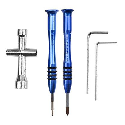 298PCS RC Tool Kit Kit M2 M2.5 M3 Screw Fastener Bolts Hex Wrench Screwdriver Repair Kit Compatible with 1/12 WLtoys 12423 12427 12428 12429 FY-01 FY-07 FY-08 RC Car