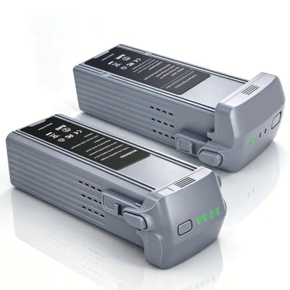 2 Pack Air 3、Air 3S Intelligent Flight Battery (4241mAh,14.76V) Max Flight time 45 Minutes Replacement Battery for DJI Air 3/3S Drone - style: Air 3/3S Battery*2