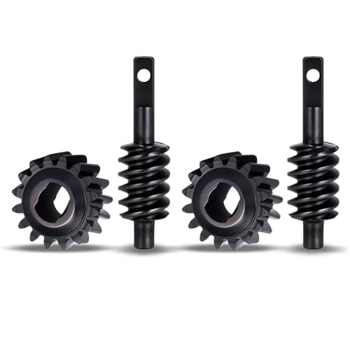 GOUPRC 2/16T Steel Differential Gear Worm Gear for SCX30 1/30 Axial RC Crawler Upgrades, 2 Pairs - style: 16T of 2 Pairs