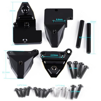 Brass RC Shock Towers Mount Front & Rear Shock Tower Bracket | Upgrade Parts, For 1/18 Tra-xxas TRX4M K10 F150, RC Crawler Car
